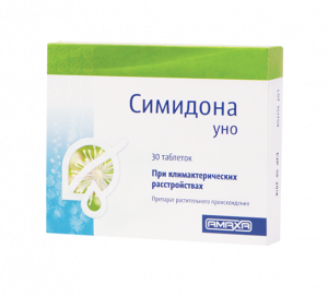 симидона уно, препарат Симидона, cimidona симидона что такое климакс менопауза лечение климакса менопаузы